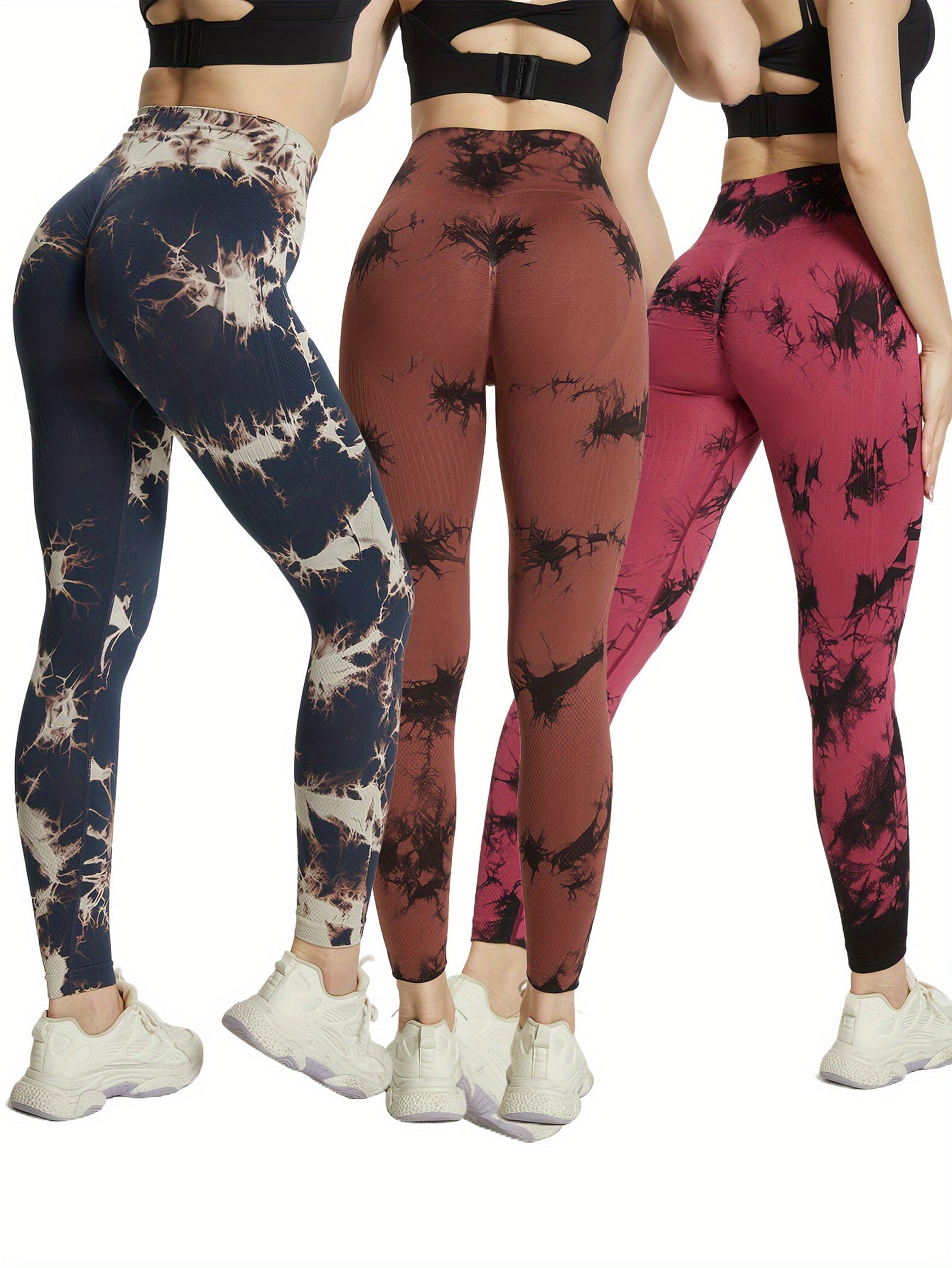 Tie Dye Yoga Pants High Stretch Leggings Women's Activewear