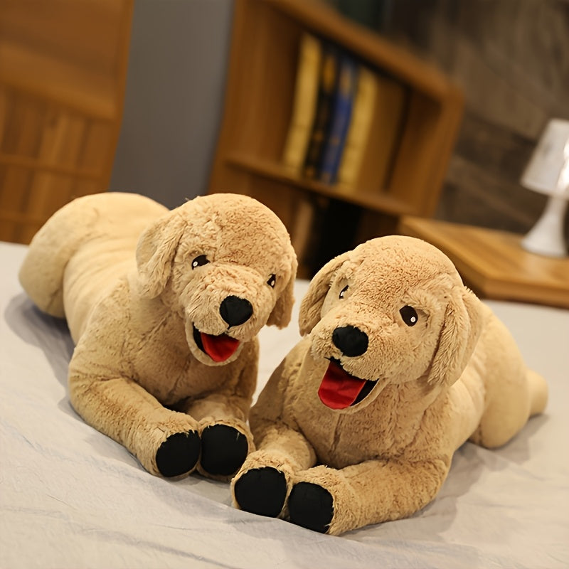 Giant Labrador Plush Toy Soft Stuffed Animal Dog Large Size Throw Pillow