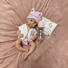 33cm Full Silicone Reborn Baby Doll Handcrafted Look Lifelike Soft Touch
