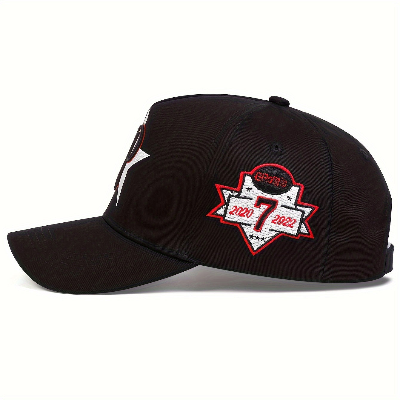 Men's Letter P Embroidered Baseball Cap Outdoor Sun Hat
