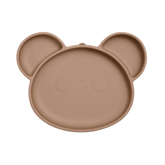Panda Silicone Children's Feeding Plate with Suction Cup
