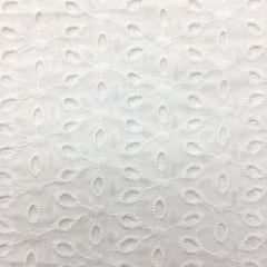 1m Cotton Bottom Cloth Embroidery Fabric Hollow Lace Punch Dress Embroidery