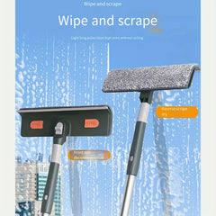 Extendable Window Squeegee 3 Section Stainless Steel Window Washer