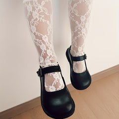 Girls Bow Mesh Crew Socks for Kids