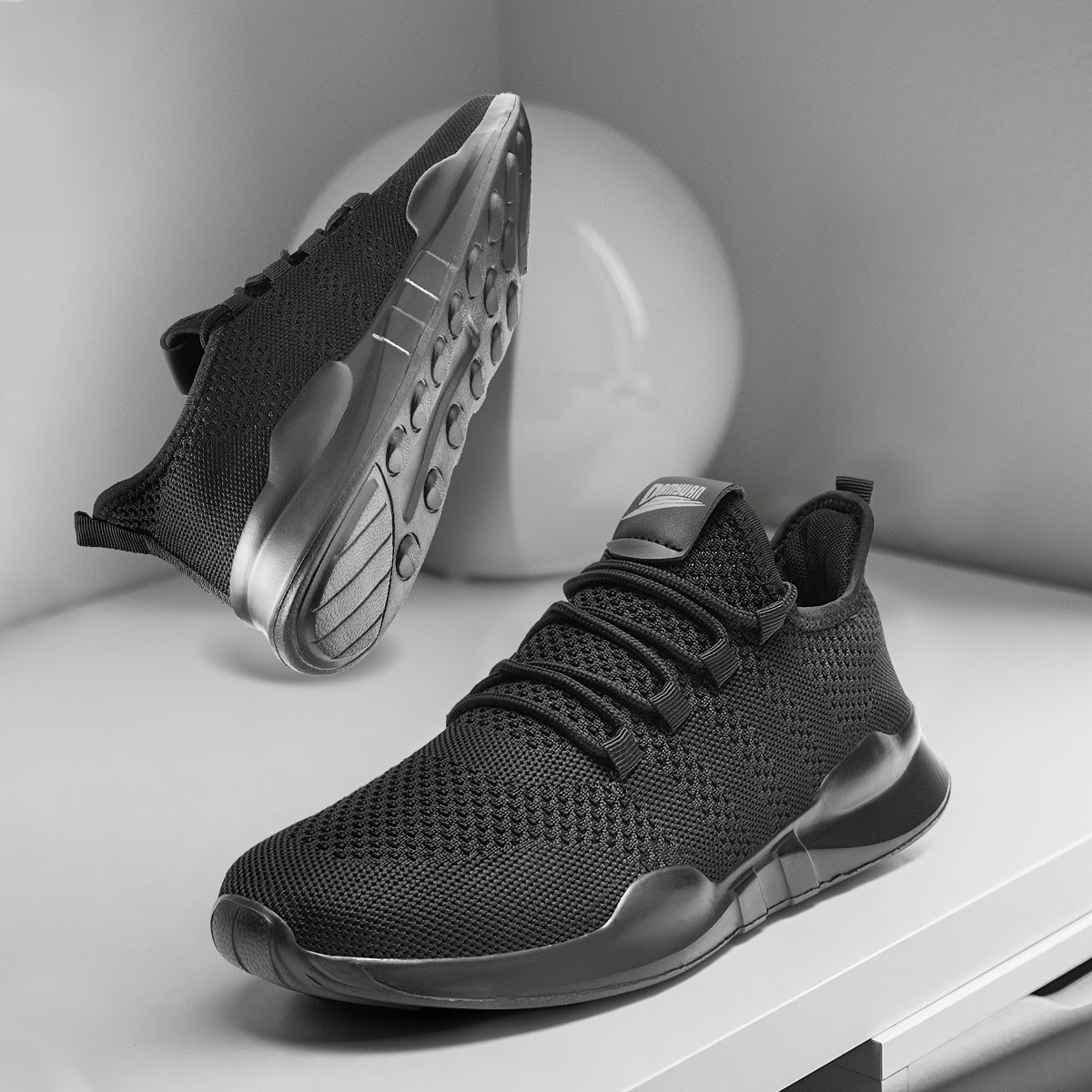 Men's Lace Up Casual Shoes Breathable Running Sneakers