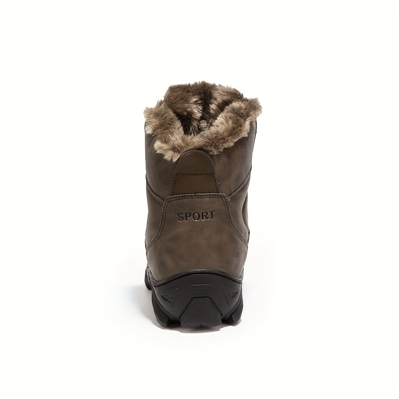 Men's Winter Snow Boots Waterproof Insulated Warm Outdoor Ankle Boots