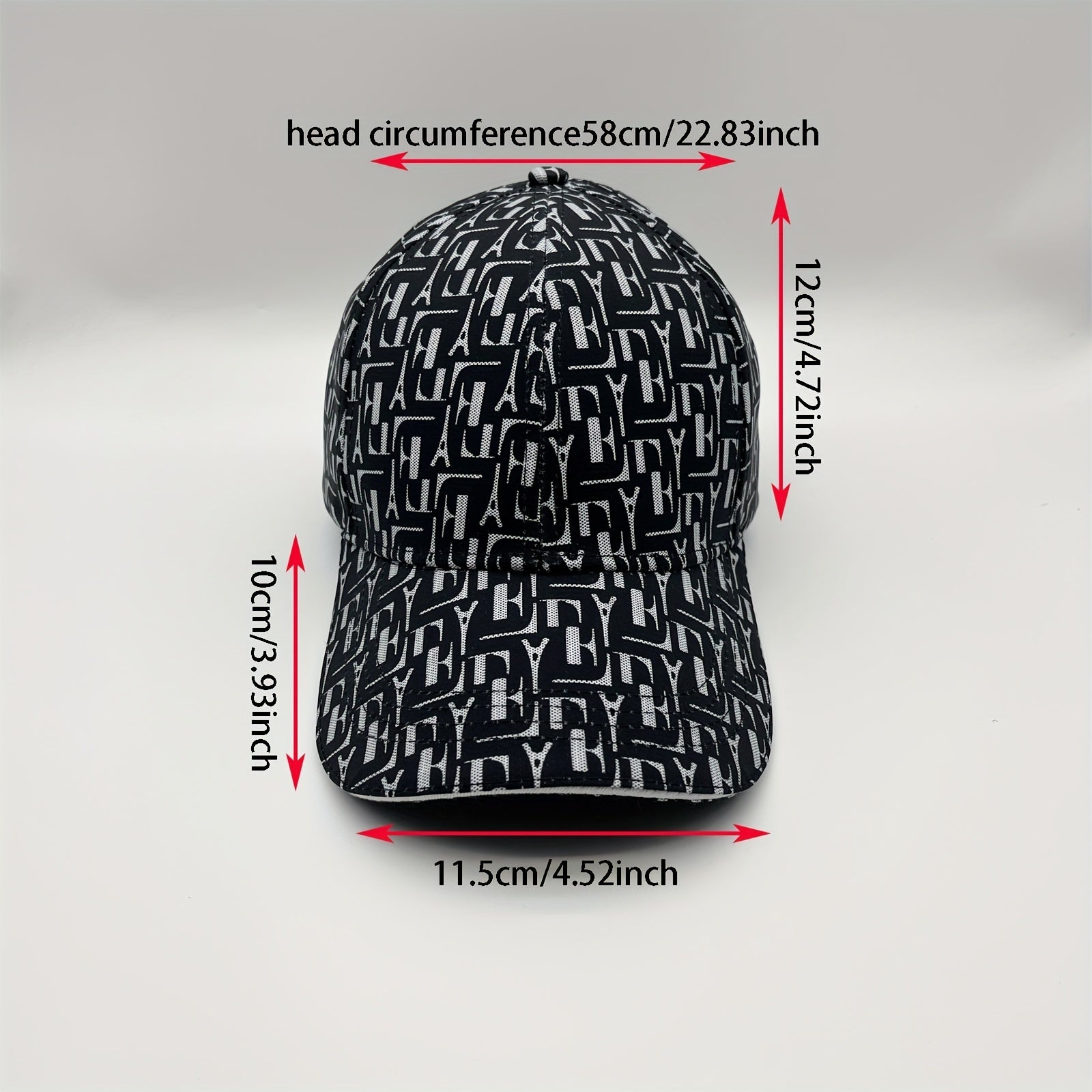 Breathable Baseball Cap Men's Outdoor Fishing Sun Hat Print Duck Tongue