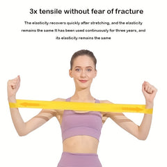 5pcs Yoga Elastic Resistance Band for Fitness Stretching Tension