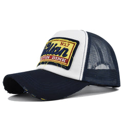 Stay & Stylish Unisex Summer Baseball Cap with Embroidery Mesh