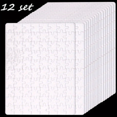 DIY Custom Puzzle 960pcs Blank Sublimation Jigsaw Puzzles 12 Sets