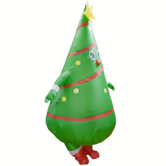 Christmas Tree Inflatable Costume Party Holiday Cosplay Spoof Halloween Gift