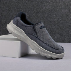Men's Breathable Loafer Shoes Non slip Slip On Walking Shoes