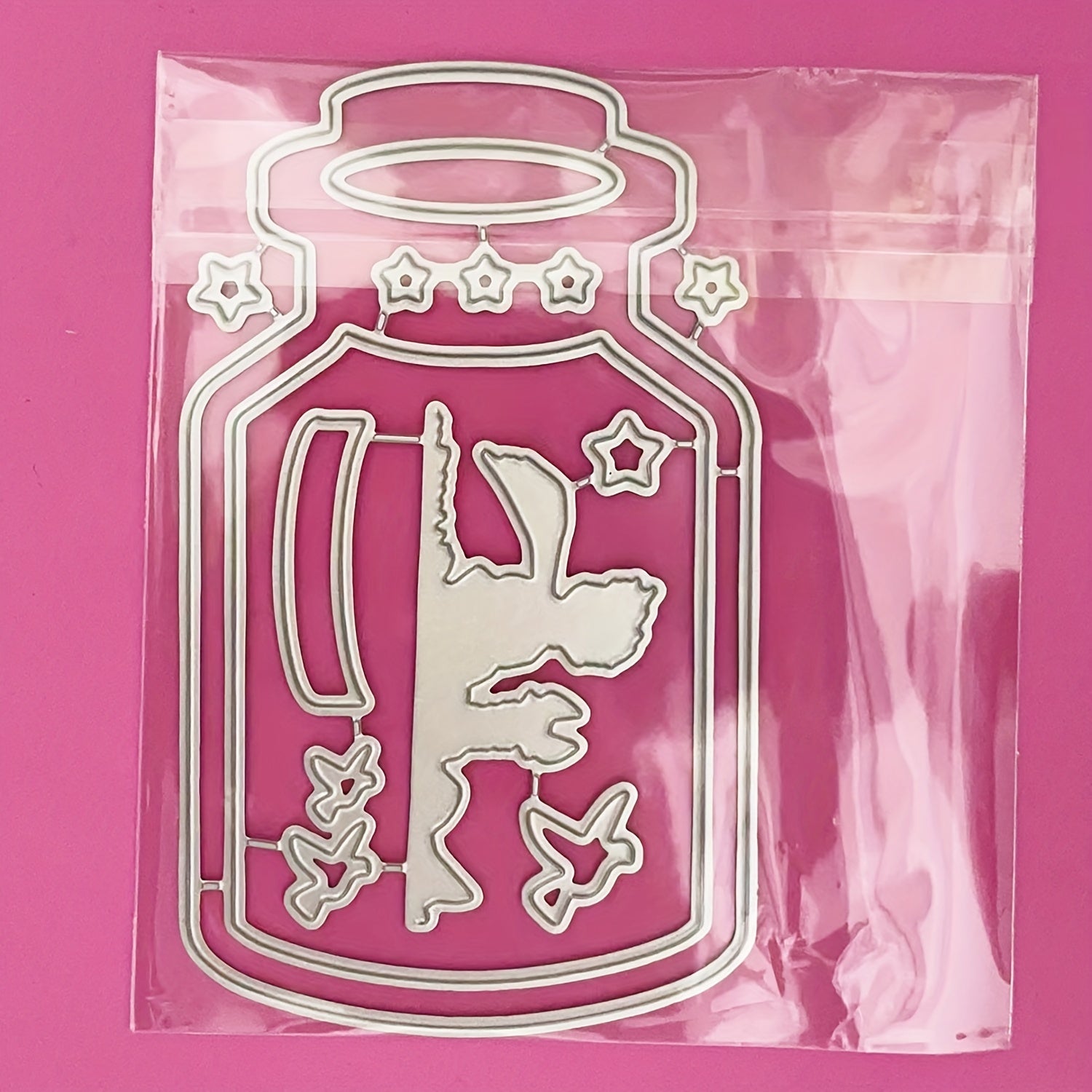 Drift Bottle Cutting Dies Little Prince Metal Embossing Stencil DIY Scrapboo