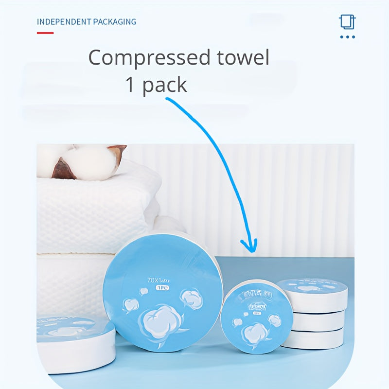 Disposable Compressed Bath Towel in Individual Packaging