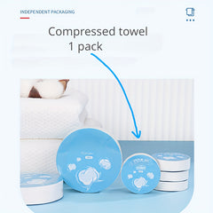 Disposable Compressed Bath Towel in Individual Packaging