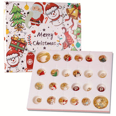 Christmas Advent Calendar DIY Bracelet Making Kit, Christmas Tree Bracelet Gift