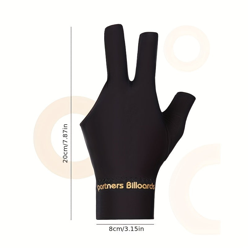 Snooker Billiard Glove For Left Hand Three Finger Cue Gloves