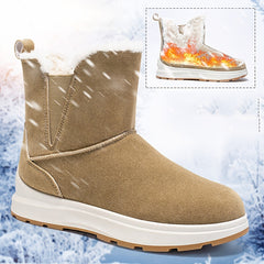 Women's Platform Snow Boots Plush Lined Short Boots