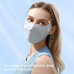 Ice Silk Face Mask UV Protection Washable Mask