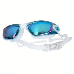 Inflatable Anti Fog Swimming Goggles with Earplug