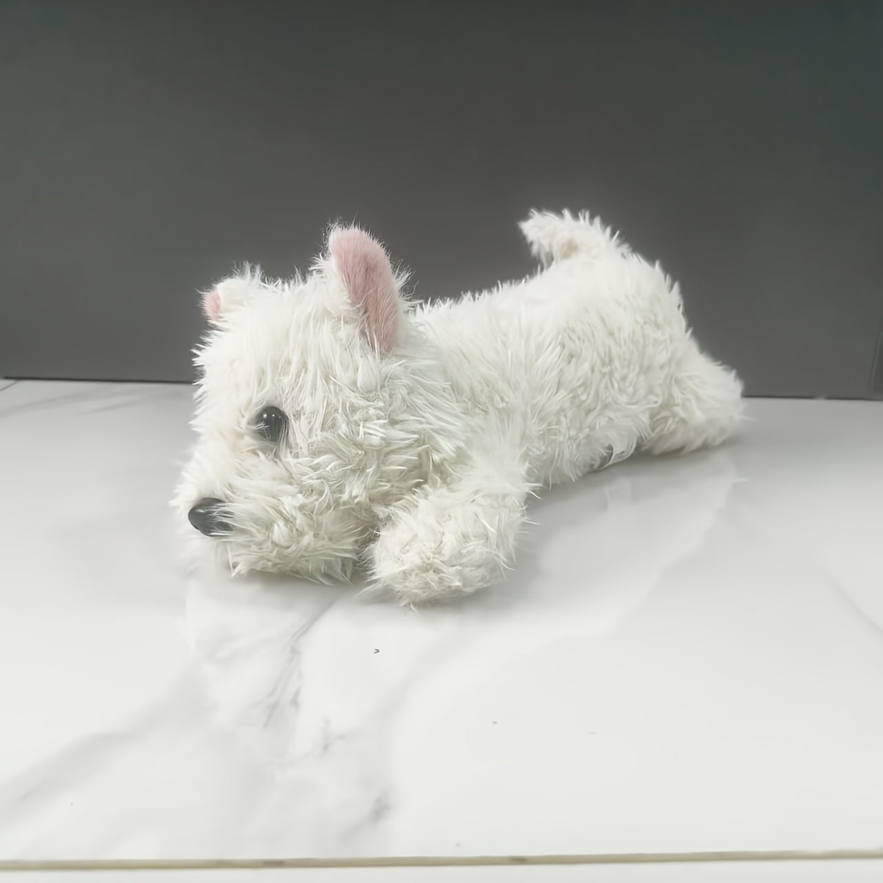 16.93In Cartoon Westie Dog Plush Toy - Home Decor & Gift