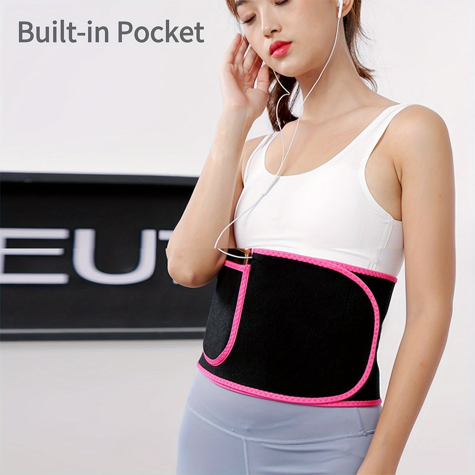 Women's Sweat Waist Trimmer for Fitness Running