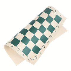 Portable PVC Leather Chess Board 34 13 58inch Soft Rollable Mat