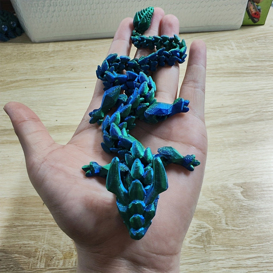 Dragon Ornament 3D Printed Art Collection Desktop Unique Gift
