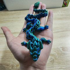 Dragon Ornament 3D Printed Art Collection Desktop Unique Gift