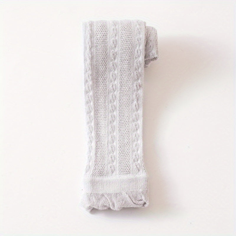 Kids Plain Mesh Pantyhose Breathable Socks