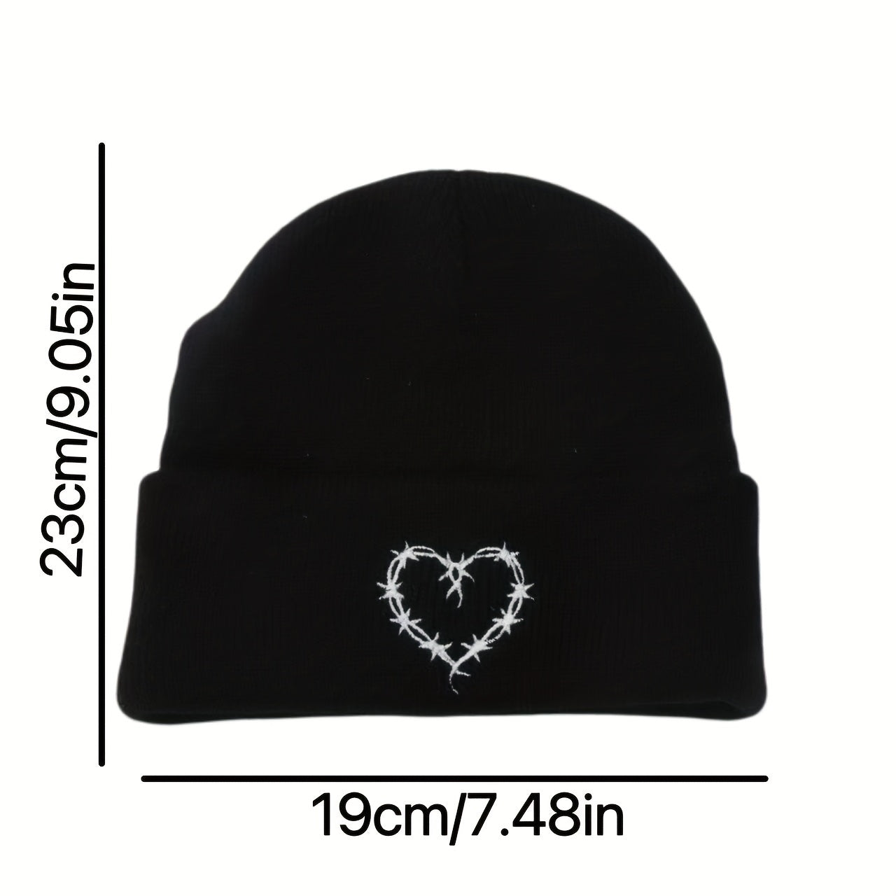 Heart shaped Knitted Hat Hip hop Hat Beanie Hat For Men And Women