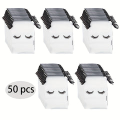 50pcs Reusable Eyelash Aftercare Bags with Drawstring