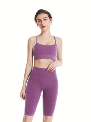 High Waist Seamless Yoga Shorts for Women