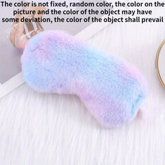 Soft Plush Eye Mask for Comfortable Sleep