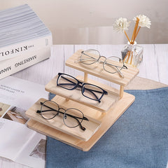 Solid Wood Glasses Display Rack Sunglasses Holder