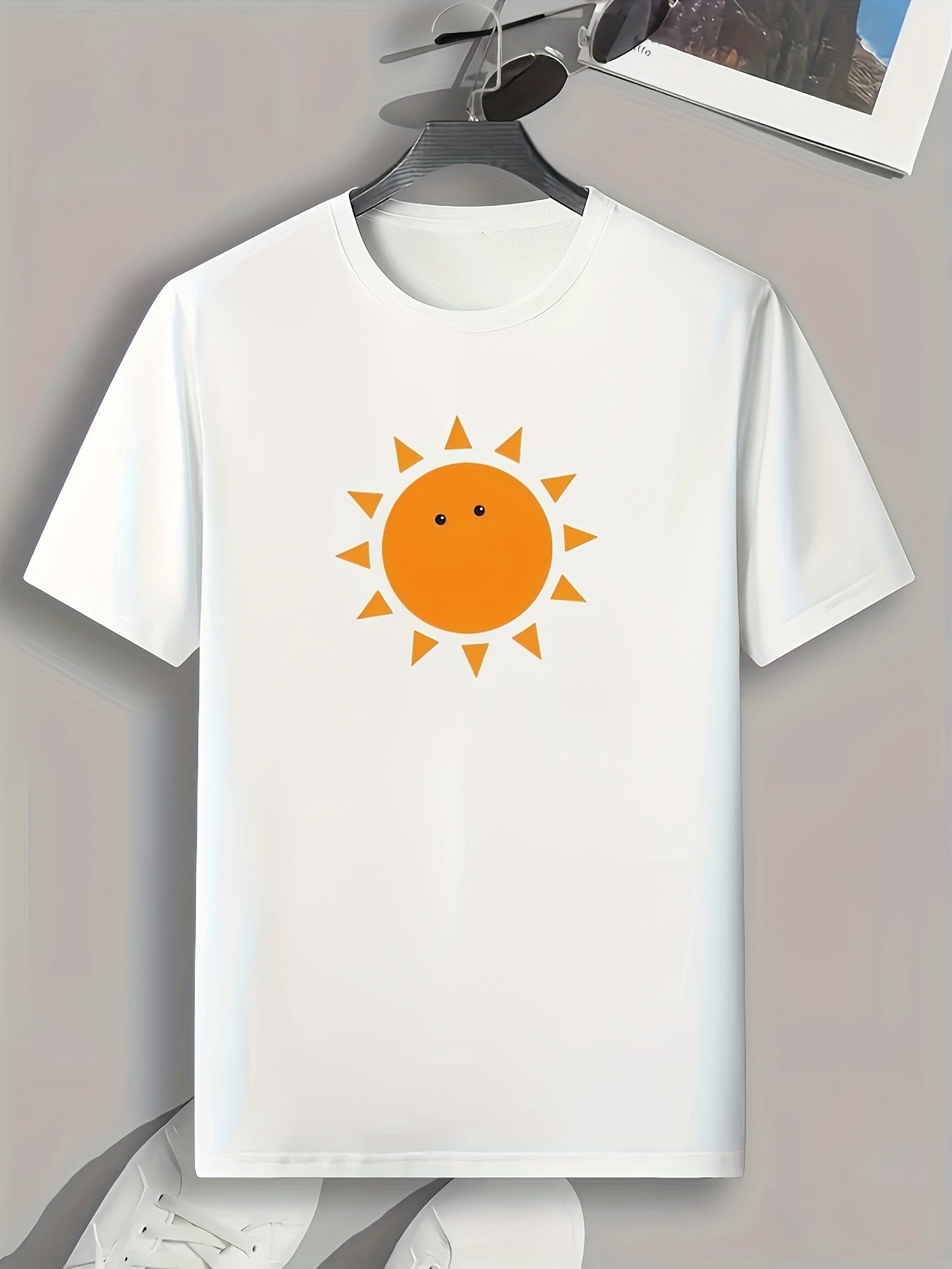Sun Print Men's Graphic T shirt Casual Comfy Tees For Summer Mens Clothing