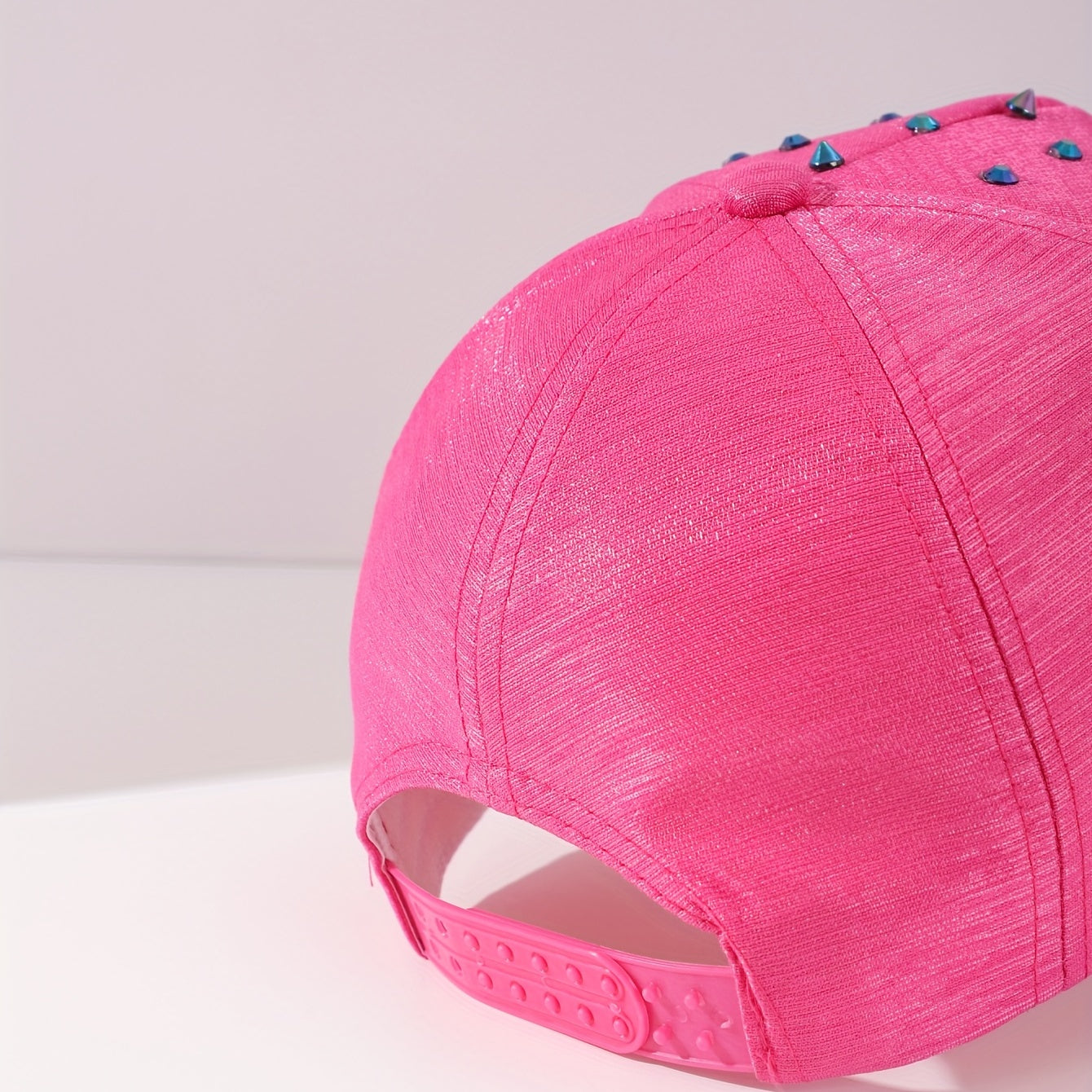 3 Ring Diamond Decoration Sun Hat Baseball Cap For Couple