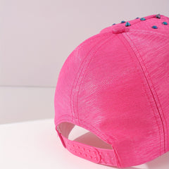 3 Ring Diamond Decoration Sun Hat Baseball Cap For Couple