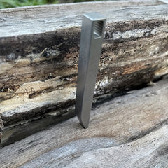 Mini Stainless Steel Prybar Keychain Pendant
