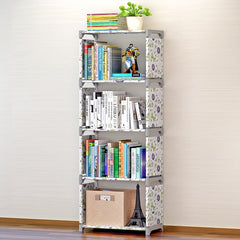 Modern Student Bookshelf Storage Rack Floor Desk