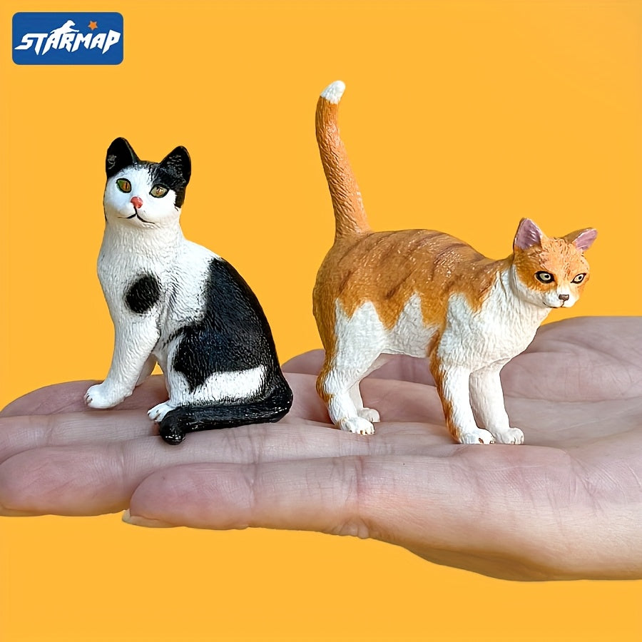 Siamese Cat Simulation Model Desk Decoration Toy