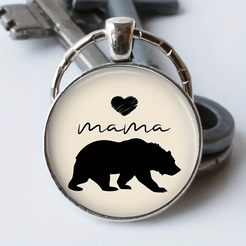 Vintage Bear Love Keychain Boys Bag Wallet Accessory