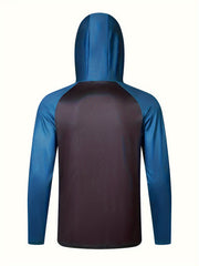 Men's UPF 50 Sun Protection Hoodie with Mask Long Sleeve