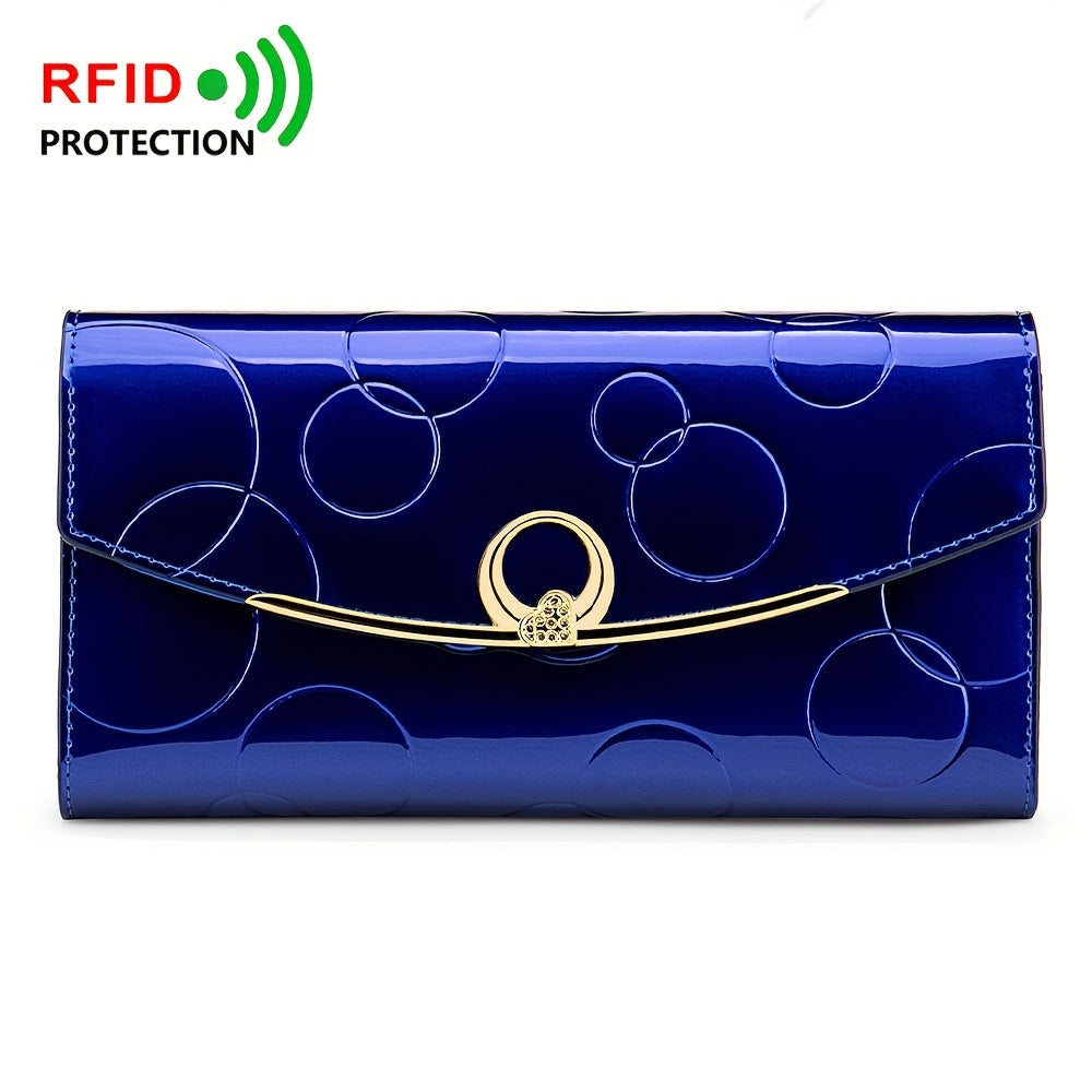 Marlekarida Large Capacity Tri Fold Women'S Wallet