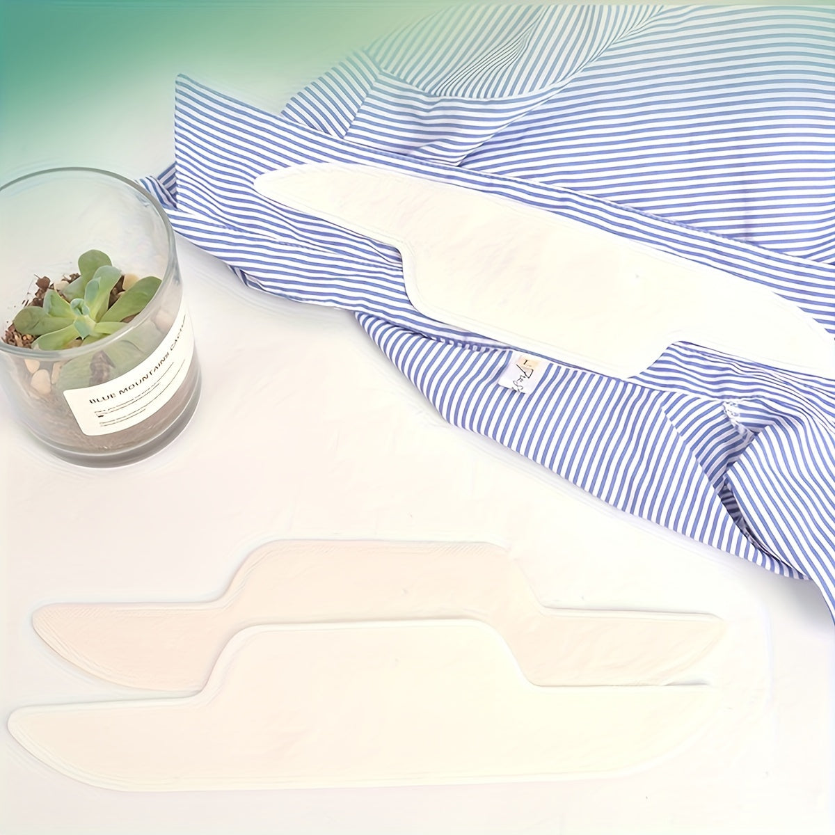 10pcs Ultra Thin Underarm Sweat Patches - Sweat Absorbing Collar Patch