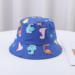 Casual Dino Print Fisherman's Hat Bucket Hat Sun Protection