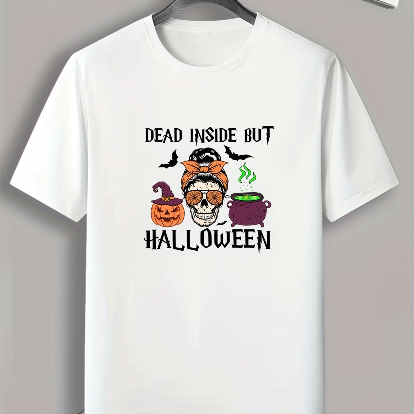 Halloween Pattern Print Men's Sports T shirt