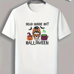Halloween Pattern Print Men's Sports T shirt