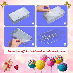 Clear Acrylic Lollipop Display Stand for Events and Parties