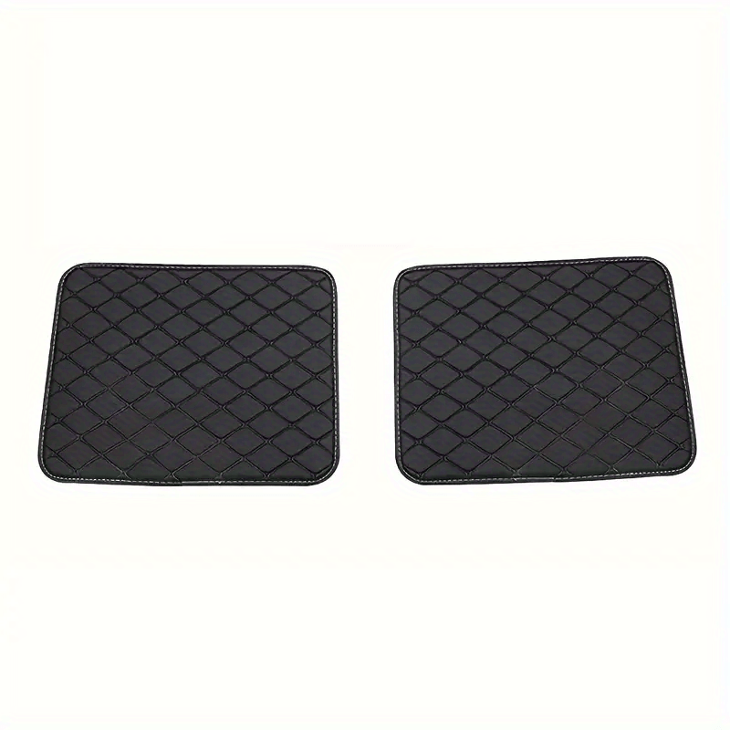 Waterproof Universal Car Floor Mats Front & Rear Set PU Leather Carpets